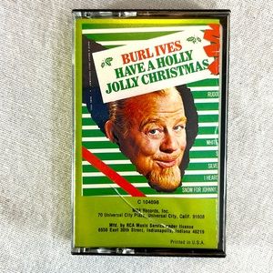 🌞 1971 Vintage Burl Ives Have a Holly Jolly Christmas on cassette tape